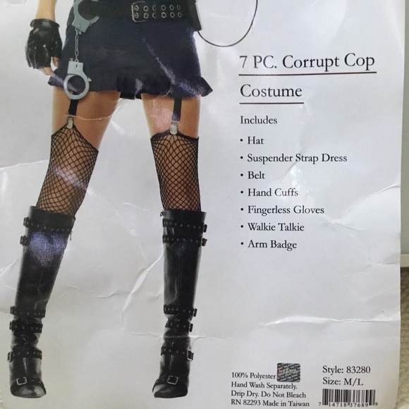 Adult Corrupt Cop Halloween costume 🎃 - Picture 2 of 7